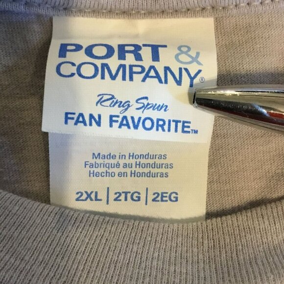 Port & Company Men's Graphic Brooklyn Bums Baseball Crew Neck Tee Sz 2XL Gray - Picture 8 of 9